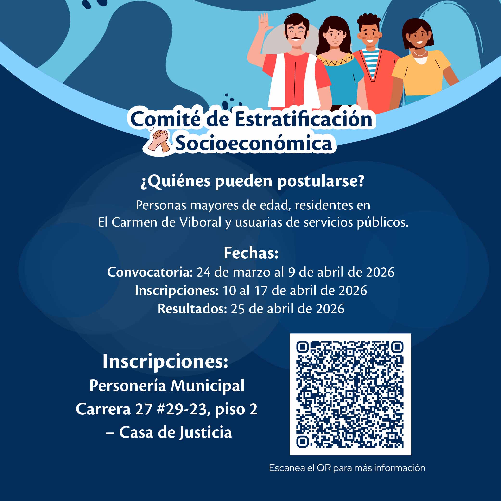 CONVOCATORIA ABIERTA - Comité de Estratificación Socioeconómica Periodo 2026 – 2028